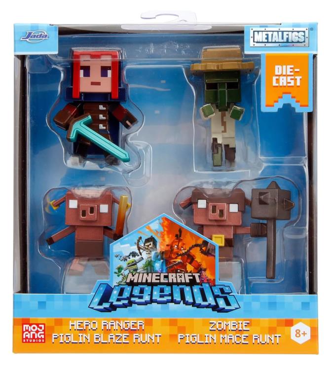 Minecraft Legends MetalFigs 2.5" Mini Figure Four-Pack Gallery Image 8