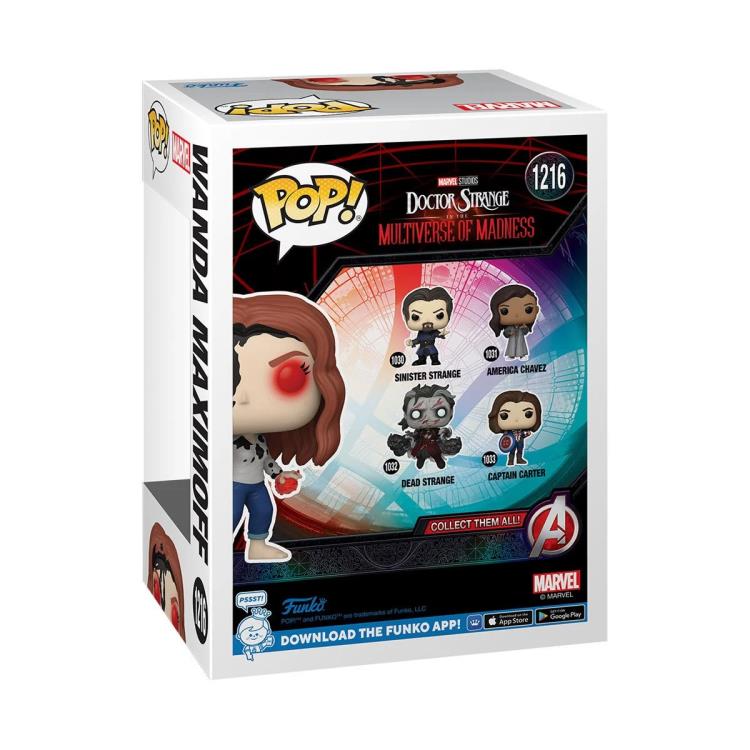 Pop! Marvel: Doctor Strange in the Multiverse of Madness - Wanda (Earth-838) Glow-in-the-Dark Exclusive Gallery Image 5
