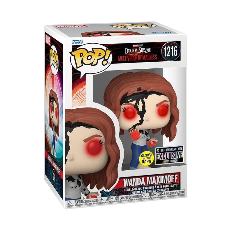 Pop! Marvel: Doctor Strange in the Multiverse of Madness - Wanda (Earth-838) Glow-in-the-Dark Exclusive Gallery Image 4