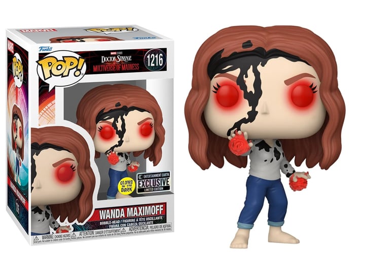 Pop! Marvel: Doctor Strange in the Multiverse of Madness - Wanda (Earth-838) Glow-in-the-Dark Exclusive Gallery Image 1