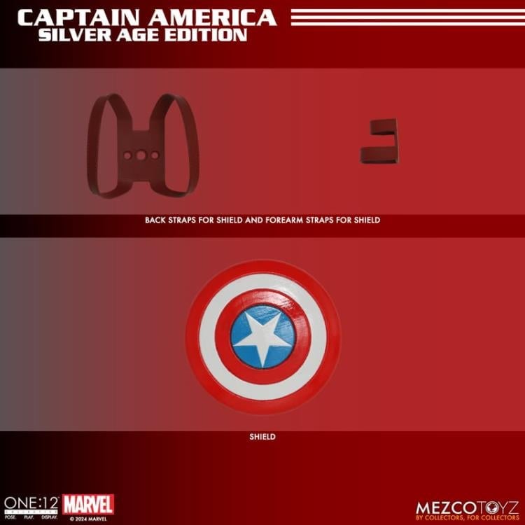 Marvel Comics One:12 Collective Captain America (Silver Age) Gallery Image 17