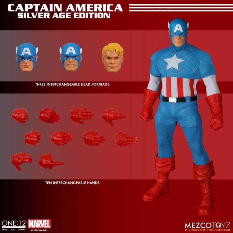 Marvel Comics One:12 Collective Captain America (Silver Age) Gallery Image 15