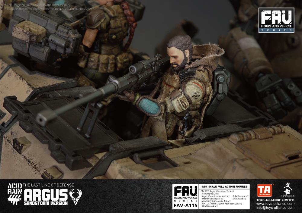 Acid Rain FAV-A115 Argus (Sandstorm Ver.) Action Figure Gallery Image 12