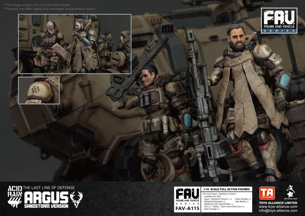 Acid Rain FAV-A115 Argus (Sandstorm Ver.) Action Figure Gallery Image 10