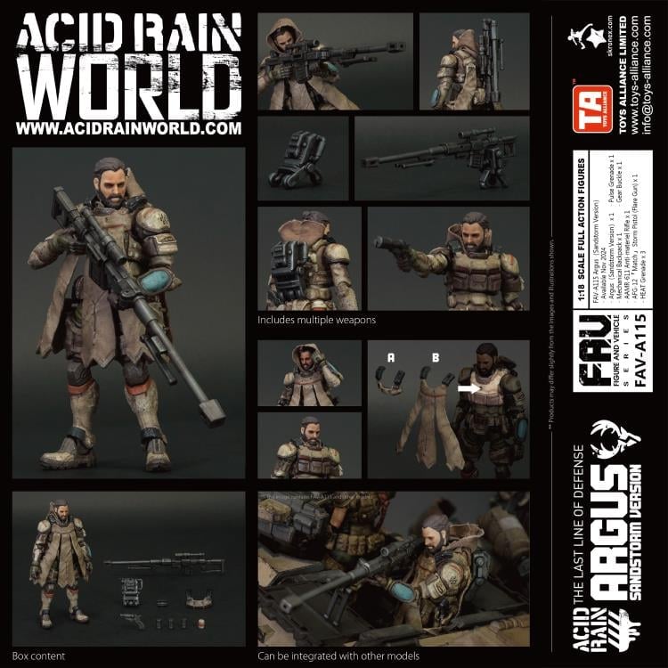 Acid Rain FAV-A115 Argus (Sandstorm Ver.) Action Figure Gallery Image 15