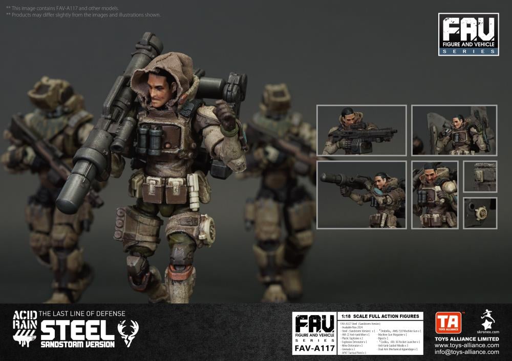 Acid Rain FAV-A117 Steel (Sandstorm Ver.) Action Figure Gallery Image 6