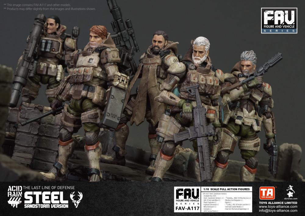 Acid Rain FAV-A117 Steel (Sandstorm Ver.) Action Figure Gallery Image 14