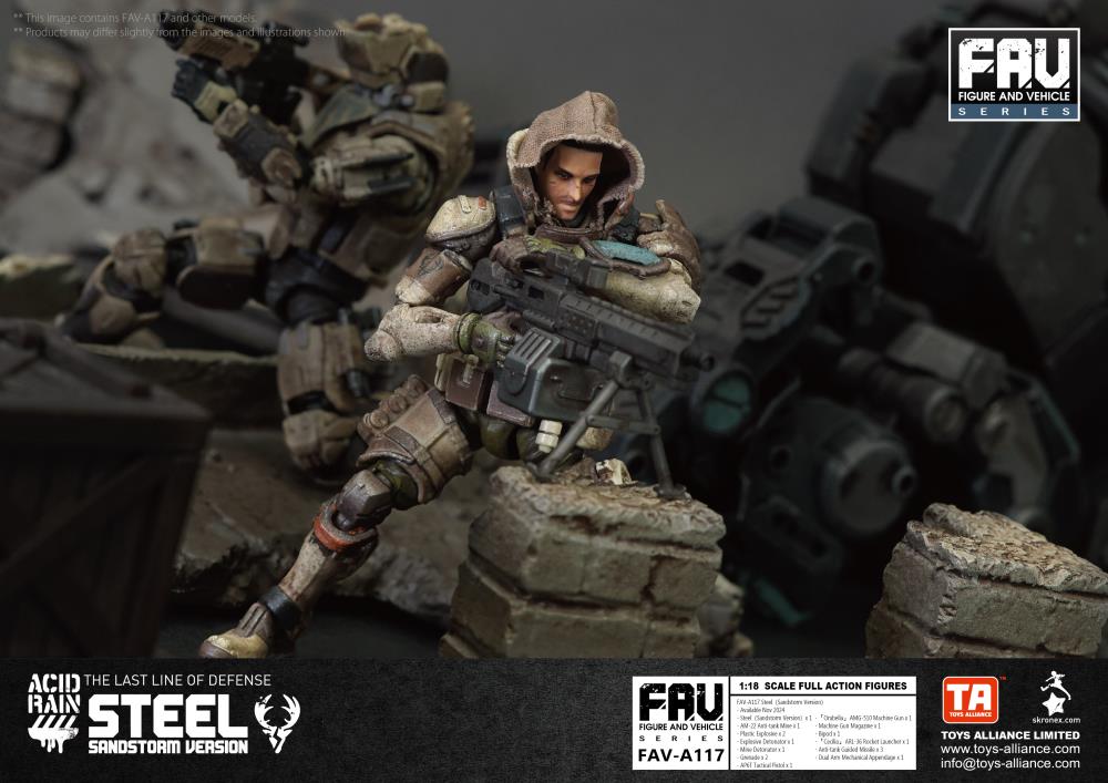 Acid Rain FAV-A117 Steel (Sandstorm Ver.) Action Figure Gallery Image 12