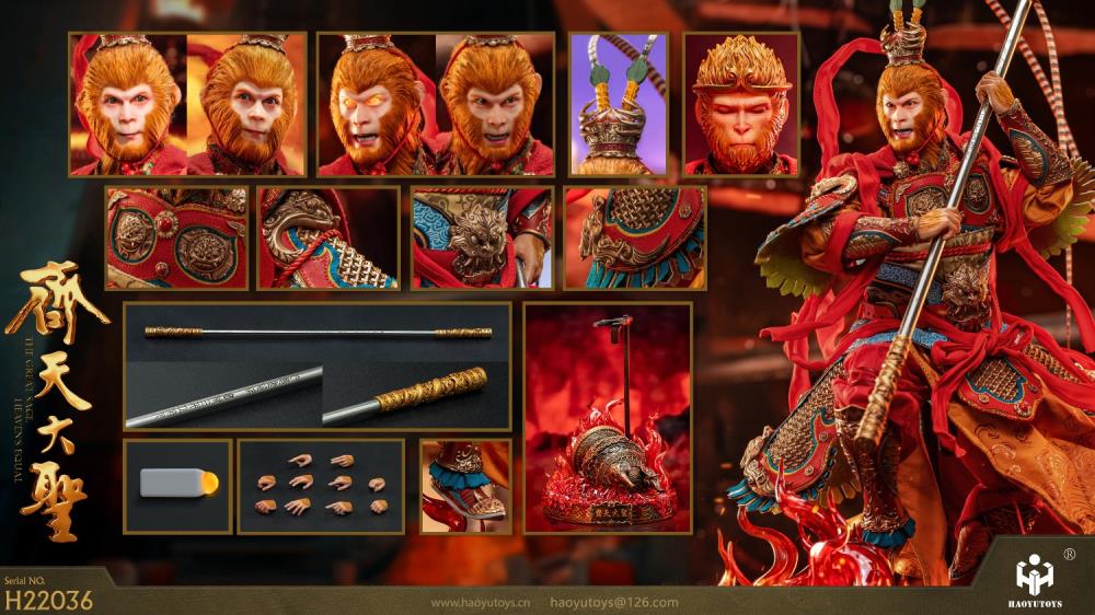 Journey to the West Chinese Myth Series Sun Wukong (Nao Tiangong Ver.) 1/6 Scale Figure Gallery Image 23