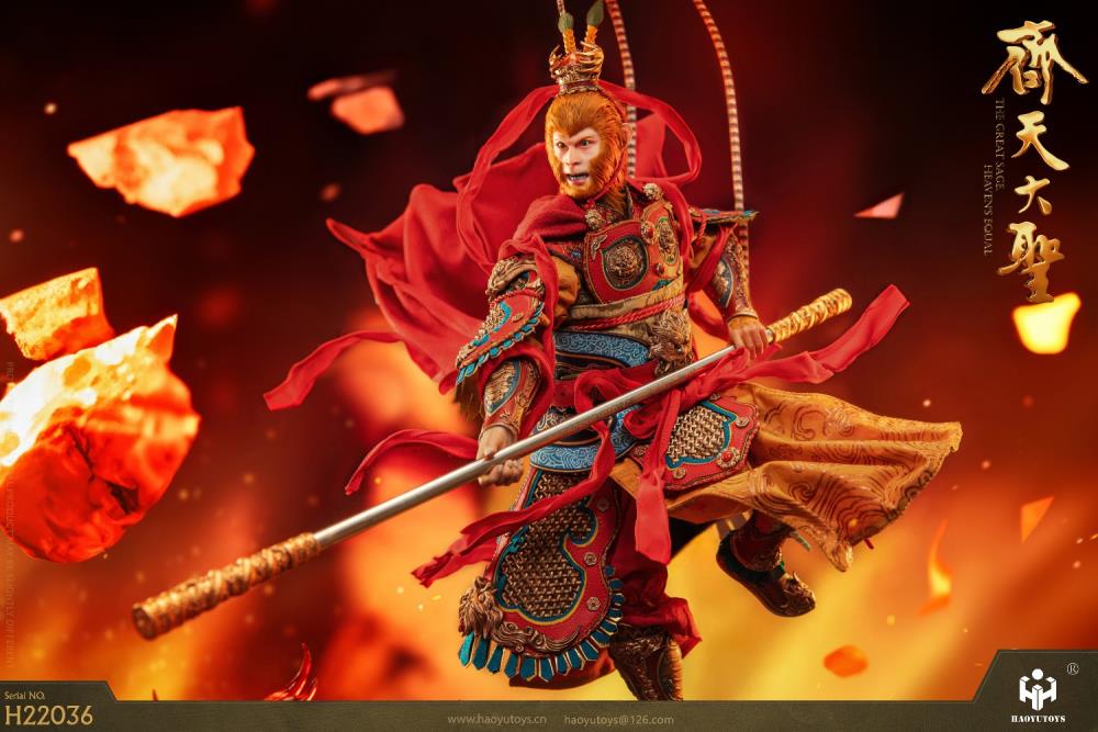 Journey to the West Chinese Myth Series Sun Wukong (Nao Tiangong Ver.) 1/6 Scale Figure Gallery Image 14
