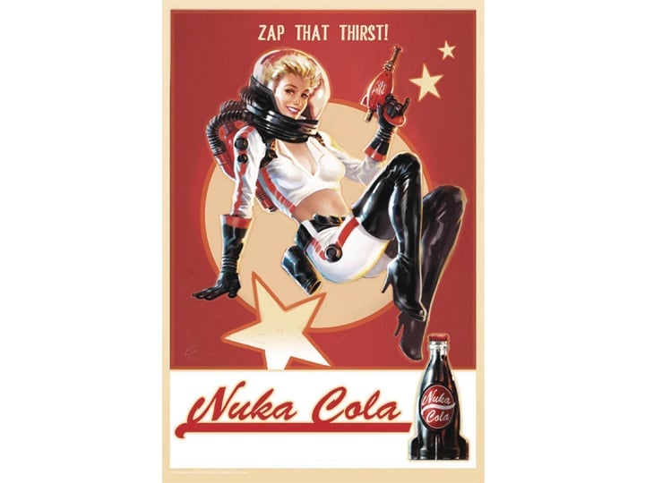 Fallout Nuka Cola Pin-Up PX Previews Exclusive Sign Replica Gallery Image 1