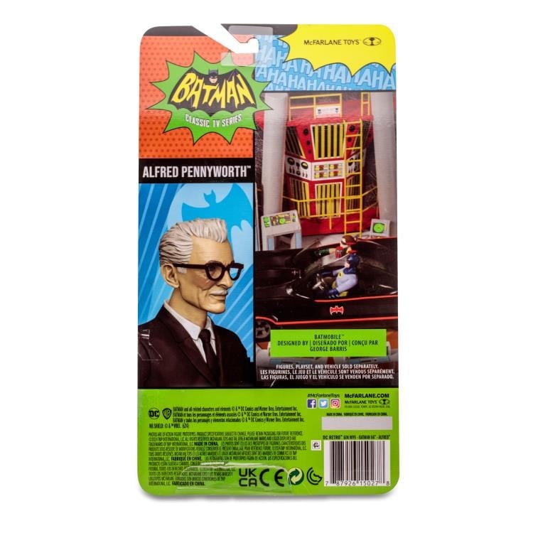 Batman Classic TV Series DC Retro Alfred Pennyworth Action Figure Gallery Image 12