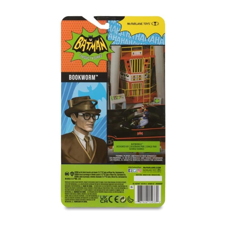 Batman Classic TV Series DC Retro Bookworm Action Figure Gallery Image 12