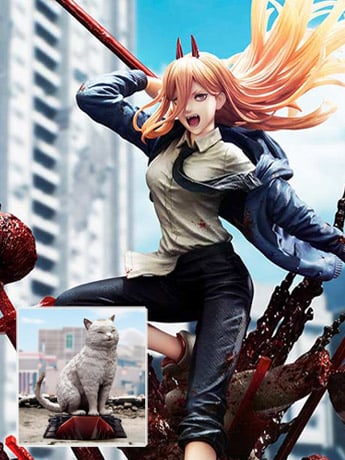 Chainsaw Man Ultimate Premium Masterline Power (Deluxe Ver.) 1/4 Scale Limited Edition Statue (with Bonus) Gallery Image 2