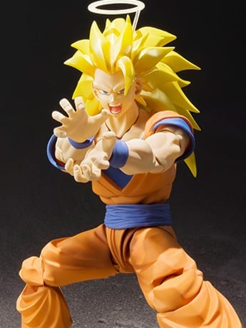 Dragon Ball Z S.H.Figuarts Super Saiyan 3 Goku Action Figure (2nd Reissue) Gallery Image 2