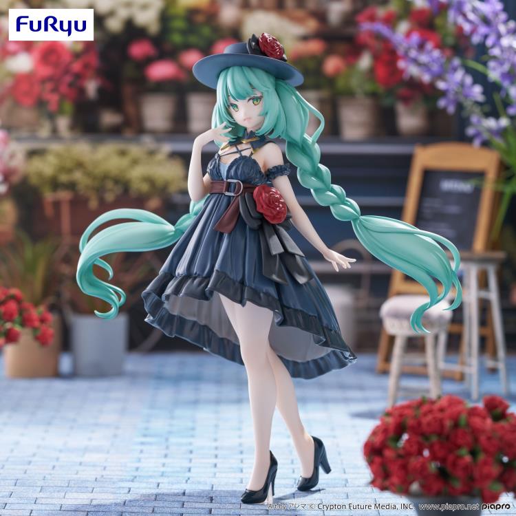 初音ミクフィギュア6点セット　AMP Coreful Trio-Try-iT Vocaloid Trio-Try-iT Hatsune Miku (Outing Dress) Figure