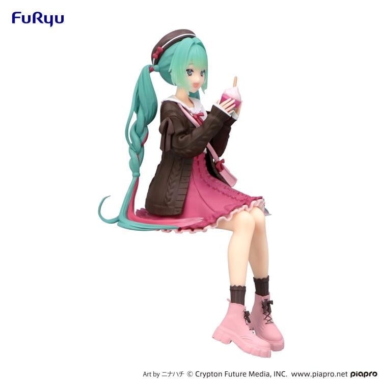 Vocaloid Hatsune Miku (Autumn Date Pink Color Ver.) Noodle Stopper Figure Gallery Image 10