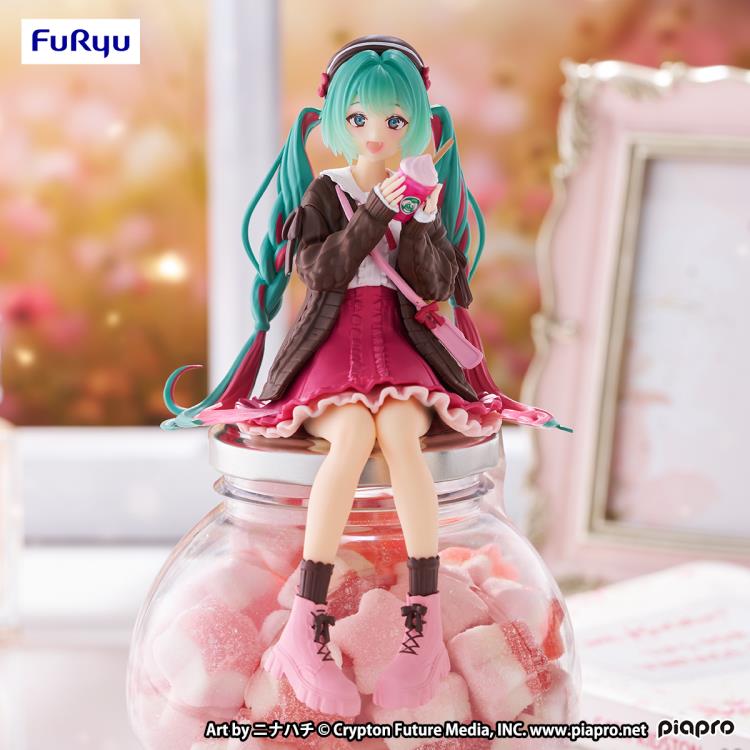 Vocaloid Hatsune Miku (Autumn Date Pink Color Ver.) Noodle Stopper Figure Gallery Image 3