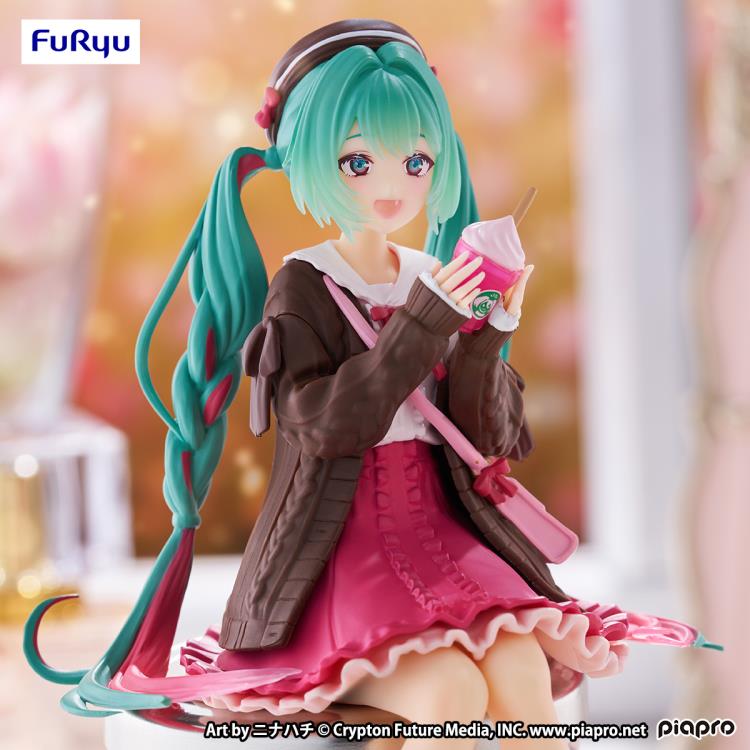 Vocaloid Hatsune Miku (Autumn Date Pink Color Ver.) Noodle Stopper Figure Gallery Image 4