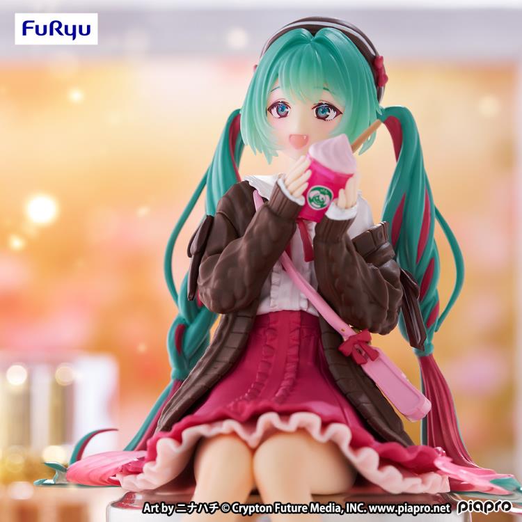 Vocaloid Hatsune Miku (Autumn Date Pink Color Ver.) Noodle Stopper Figure Gallery Image 5