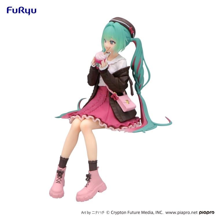 Vocaloid Hatsune Miku (Autumn Date Pink Color Ver.) Noodle Stopper Figure Gallery Image 7