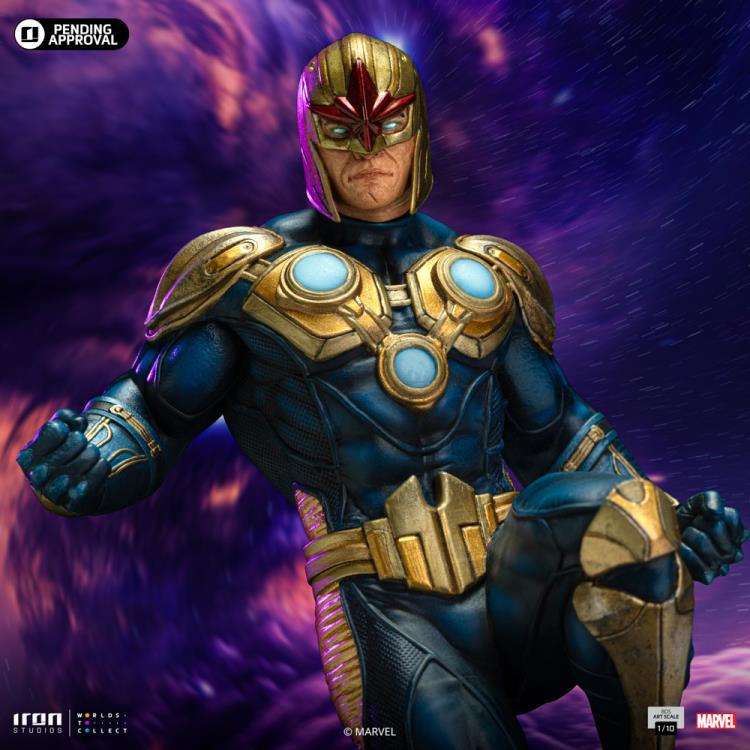 The Infinity Gauntlet Battle Diorama Series Nova 1/10 Art Scale Limited Edition Statue Gallery Image 4