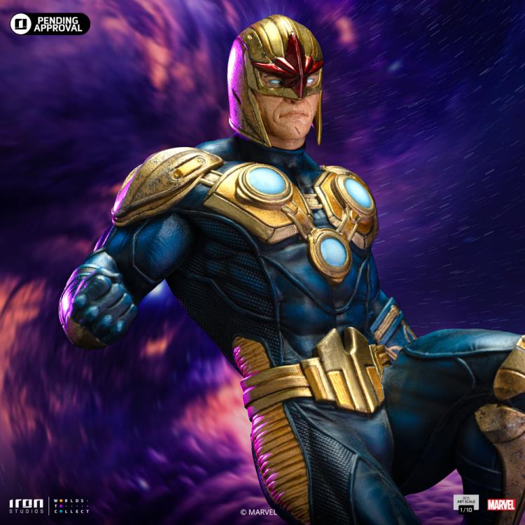 The Infinity Gauntlet Battle Diorama Series Nova 1/10 Art Scale Limited Edition Statue Gallery Image 5