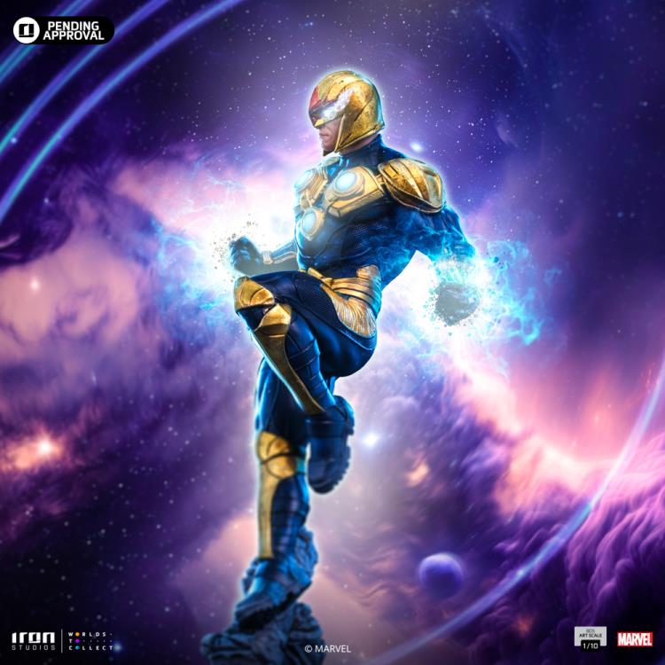 The Infinity Gauntlet Battle Diorama Series Nova 1/10 Art Scale Limited Edition Statue Gallery Image 3