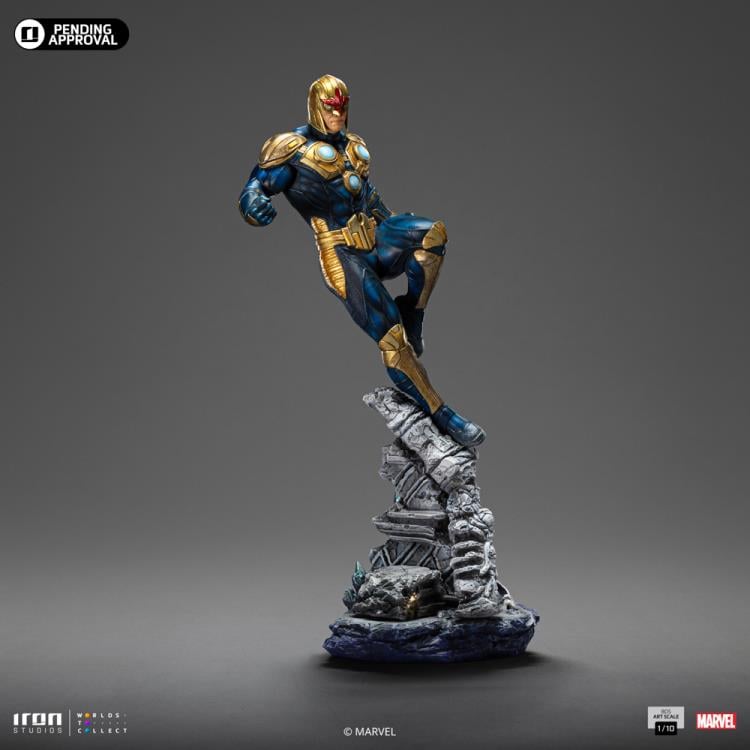 The Infinity Gauntlet Battle Diorama Series Nova 1/10 Art Scale Limited Edition Statue Gallery Image 10
