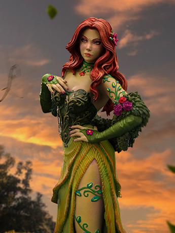 Gotham City Sirens Poison Ivy 1/10 Art Scale Limited Edition Statue Gallery Image 2