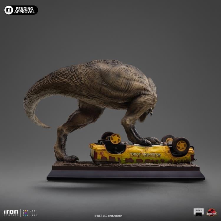 Jurassic Park Icons T-Rex Attack Statue Gallery Image 10