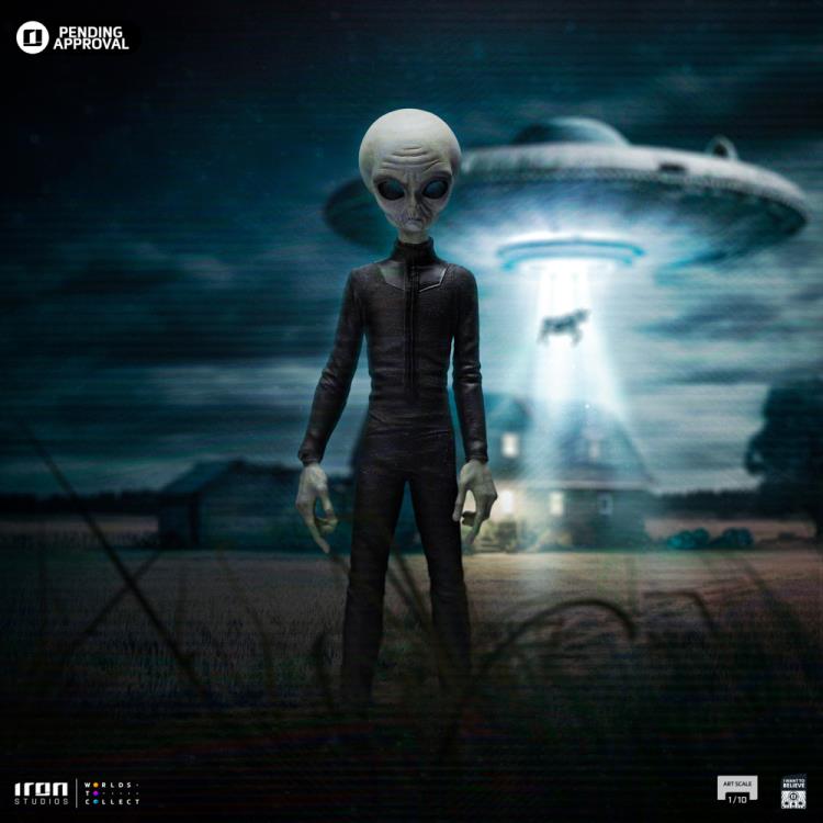 I Want to Believe Alien (Grey) 1/10 Art Scale Limited Edition Statue Gallery Image 3