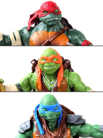 Teenage Mutant Ninja Turtles Movie 11" Figure Series 01 Set of 3 Gallery Image 2
