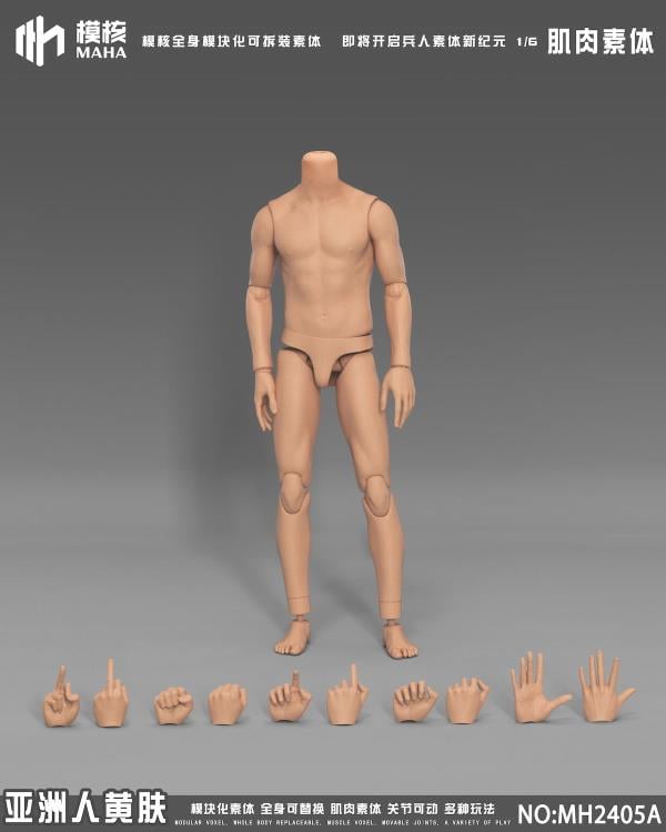 MAHA Muscle Style 1/6 Scale Action Body (Ver. A) Gallery Image 4