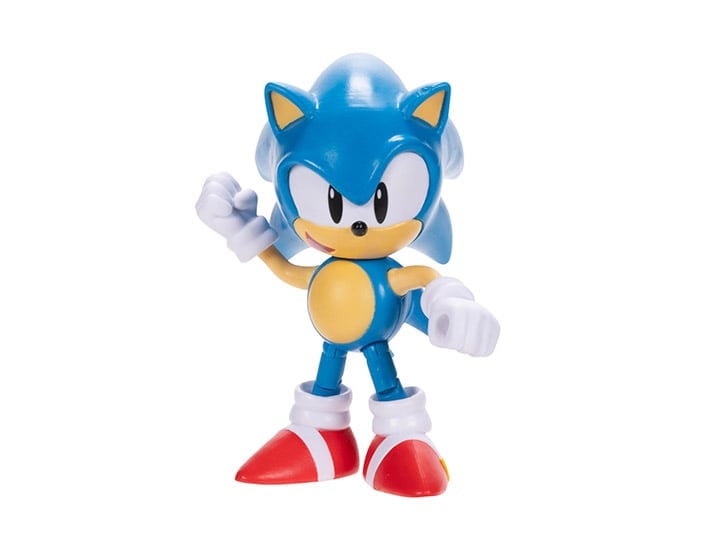 Sonic The Hedgehog Sonic with Ring Item Box 4-Inch Scale Figure Gallery Image 1