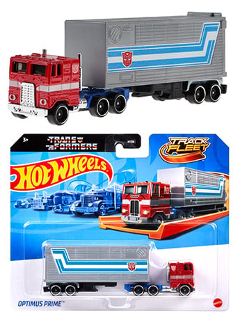 Transformers Hot Wheels Track Fleet Optimus Prime