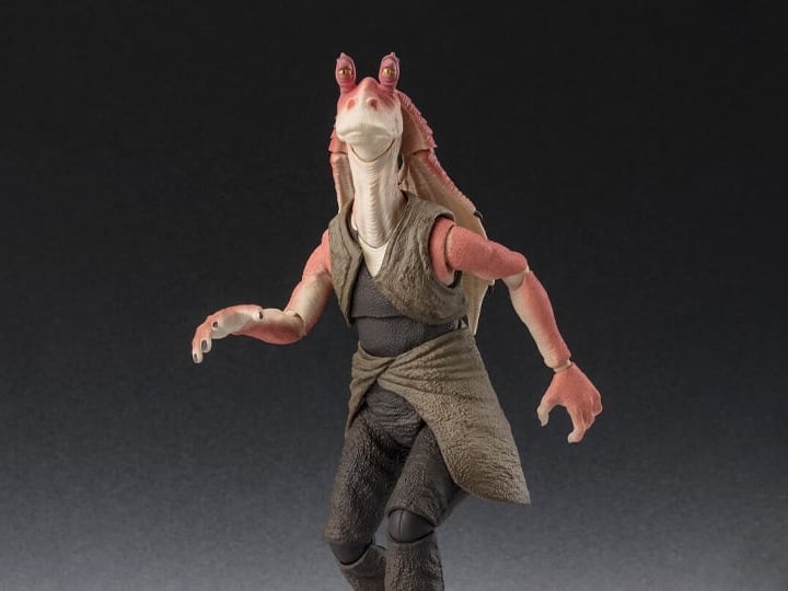 Star Wars: The Phantom Menace S.H.Figuarts Jar Jar Binks Exclusive Action Figure Gallery Image 1