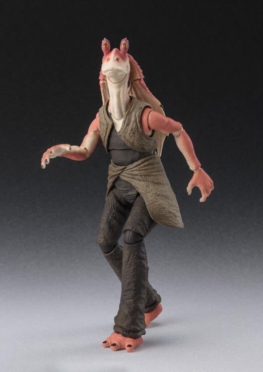 Star Wars: The Phantom Menace S.H.Figuarts Jar Jar Binks Exclusive Action Figure Gallery Image 3