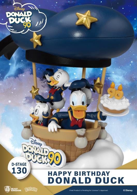Donald Duck 90th D-Stage DS-130 Happy Birthday Donald Duck Statue Gallery Image 7