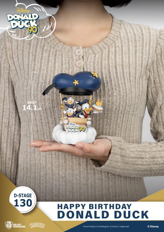 Donald Duck 90th D-Stage DS-130 Happy Birthday Donald Duck Statue Gallery Image 9