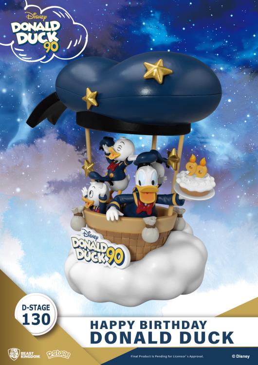 Donald Duck 90th D-Stage DS-130 Happy Birthday Donald Duck Statue Gallery Image 4