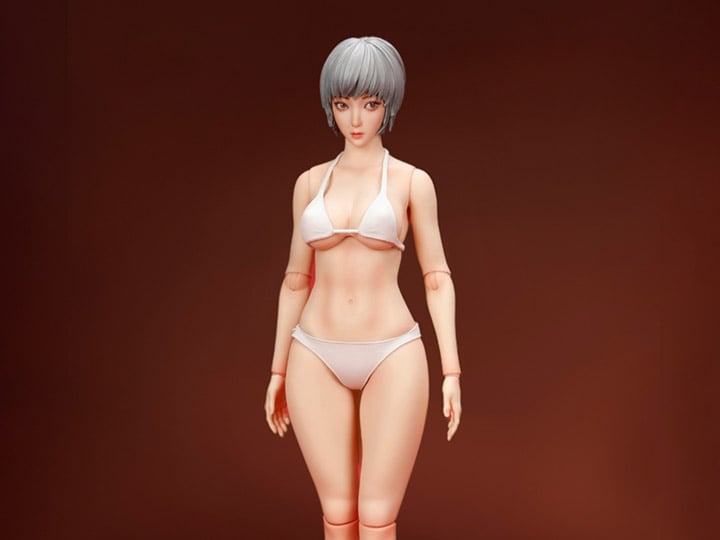 True1 Female (Grey Hair with White Skin) 1/6 Scale Articulated Figure Body Gallery Image 1