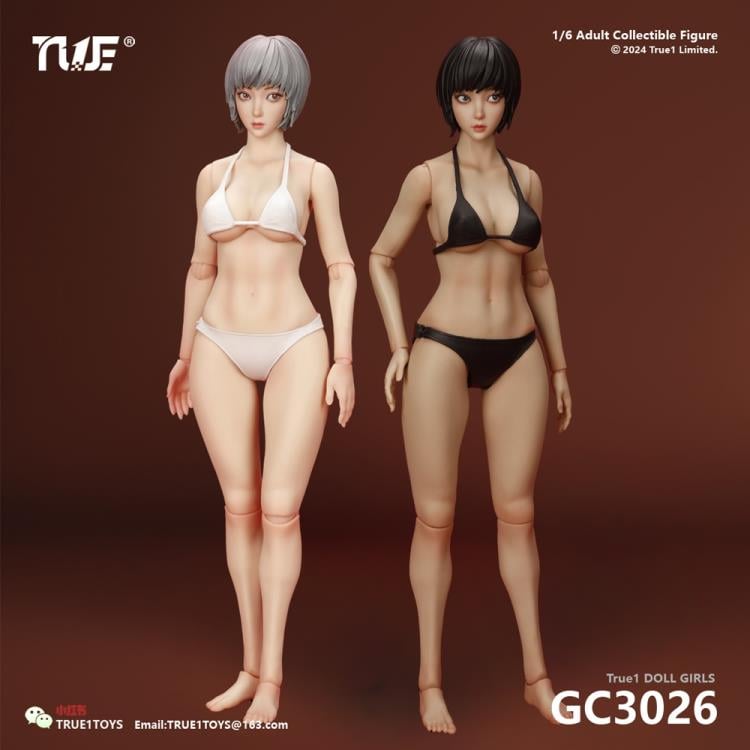 True1 Female (Grey Hair with White Skin) 1/6 Scale Articulated Figure Body Gallery Image 5