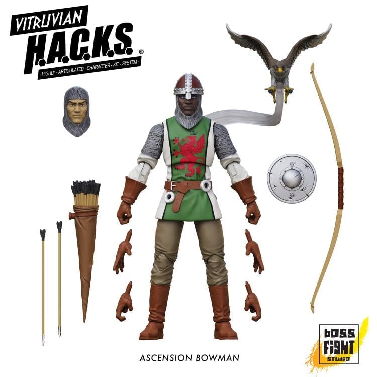Vitruvian H.A.C.K.S. Ascension Bowman Psychic Scout 1/18 Scale BBTS Exclusive Action Figure Gallery Image 3