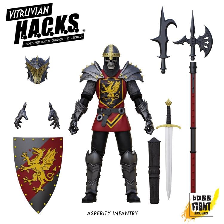 Vitruvian H.A.C.K.S. Asperity Infantry Footsoldier of Chaos 1/18 Scale BBTS Exclusive Action Figure Gallery Image 3