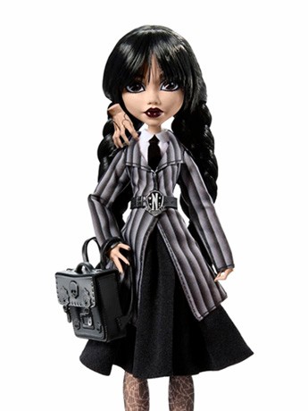 Monster High x Wednesday Wednesday (Nevermore Academy Uniform with Thing) Collectible Doll Gallery Image 2