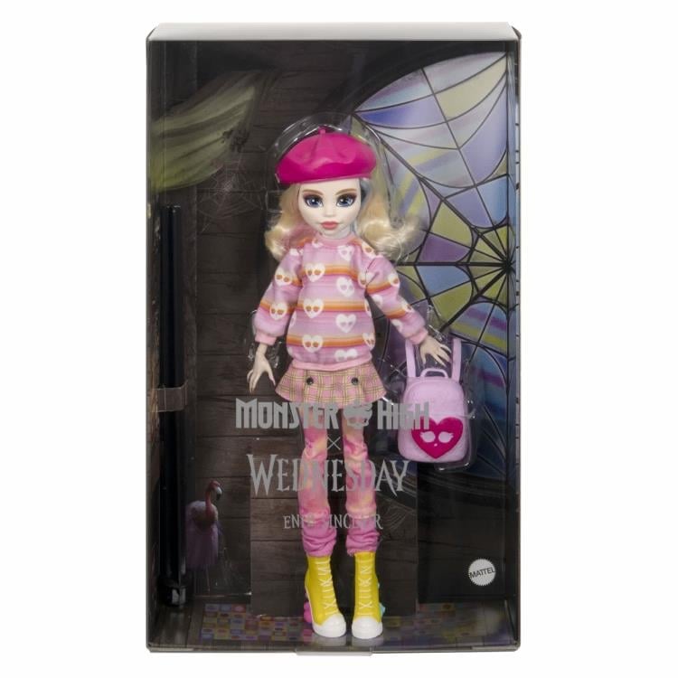 Monster High x Wednesday Enid Sinclair (Pink Fashion) Collectible Doll Gallery Image 8