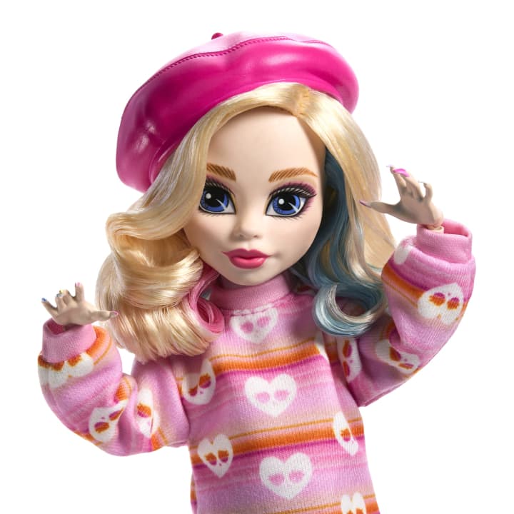 Monster High x Wednesday Enid Sinclair (Pink Fashion) Collectible Doll Gallery Image 4