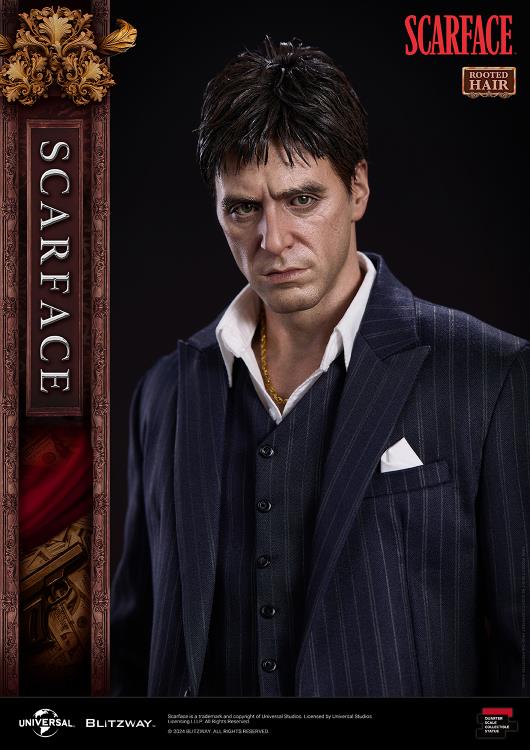 Scarface Tony Montana (Rooted Hair Ver.) 1/4 Superb Scale Statue Gallery Image 15