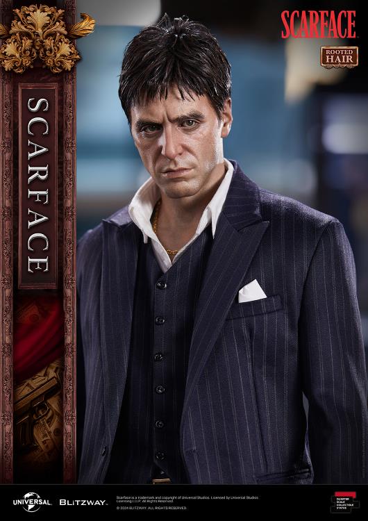 Scarface Tony Montana (Rooted Hair Ver.) 1/4 Superb Scale Statue Gallery Image 35